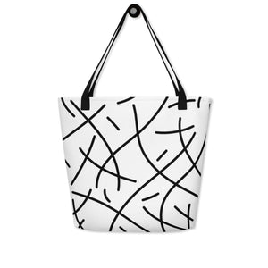 VOGUE All-Over Print Large Tote Bag