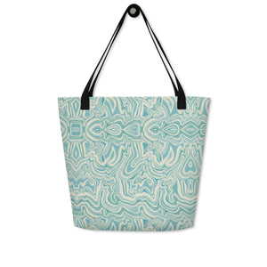 GEO All-Over Print Large Tote Bag