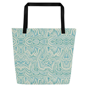 GEO All-Over Print Large Tote Bag