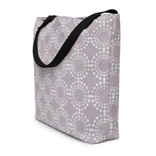 Load image into Gallery viewer, MODERN CIRCLES All-Over Print Large Tote Bag
