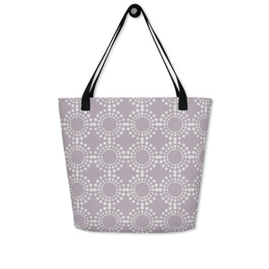 MODERN CIRCLES All-Over Print Large Tote Bag