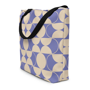 MOD GEO All-Over Print Large Tote Bag