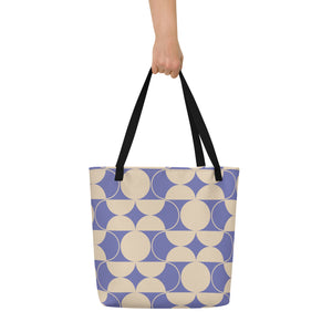 MOD GEO All-Over Print Large Tote Bag