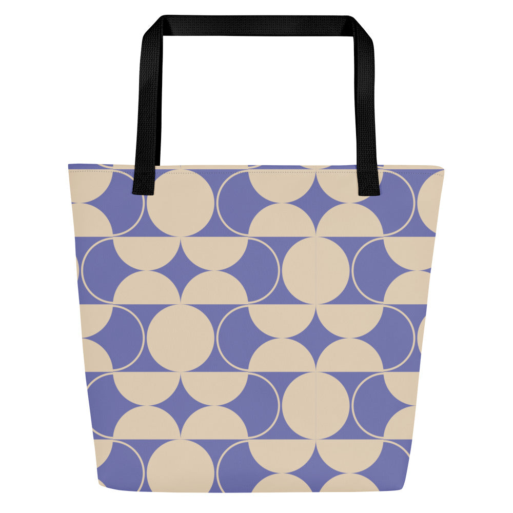 MOD GEO All-Over Print Large Tote Bag