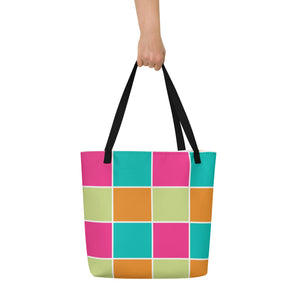 COCO All-Over Print Large Tote Bag