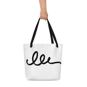 SIGNATURE All-Over Print Large Tote Bag