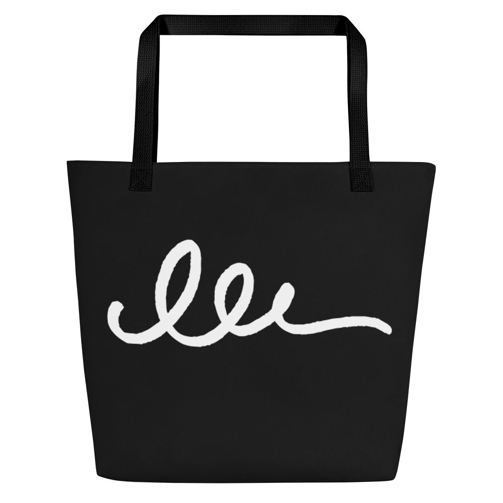 SIGNATURE All-Over Print Large Tote Bag