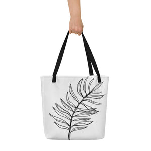 PALM All-Over Print Large Tote Bag