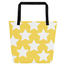 Load image into Gallery viewer, STARS All-Over Print Large Tote Bag
