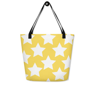 STARS All-Over Print Large Tote Bag