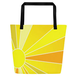 SUNRISE All-Over Print Large Tote Bag