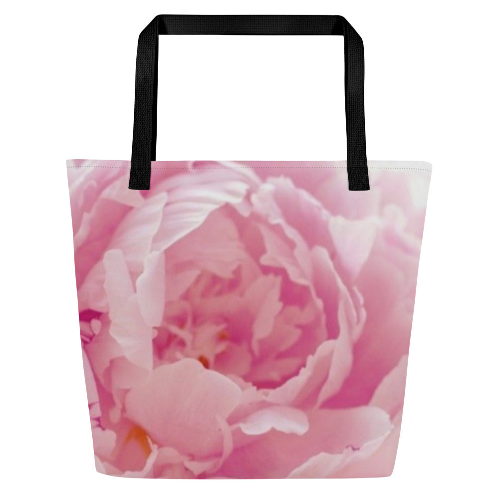 ROSE All-Over Print Large Tote Bag