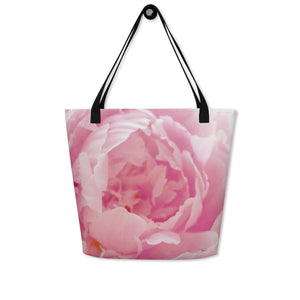 ROSE All-Over Print Large Tote Bag