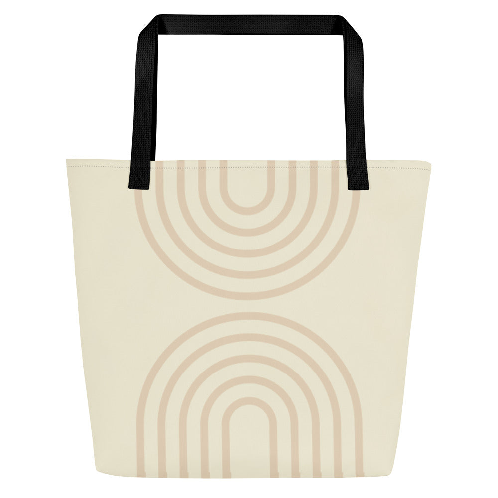 METRO All-Over Print Large Tote Bag