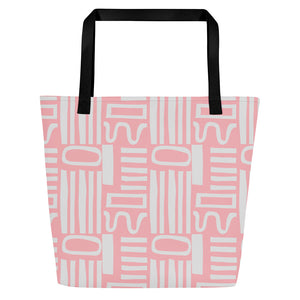 METRO All-Over Print Large Tote Bag