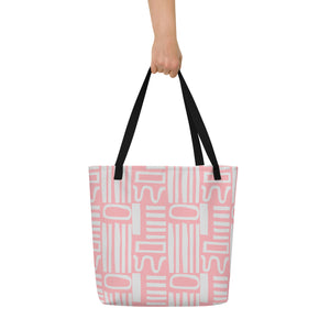 METRO All-Over Print Large Tote Bag