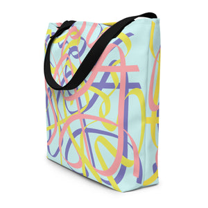 CELEBRATE THE DAY Large Tote Bag