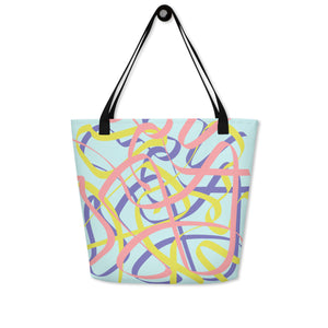 CELEBRATE THE DAY Large Tote Bag