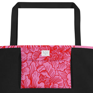 THE ROSE All-Over Print Large Tote Bag