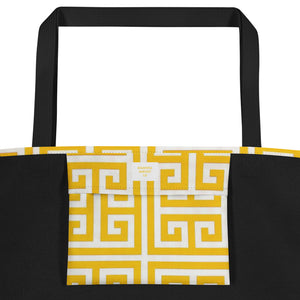 BRIGHT DAY All-Over Print Large Tote Bag