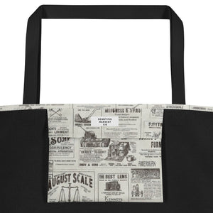 GRAFFITI All-Over Print Large Tote Bag