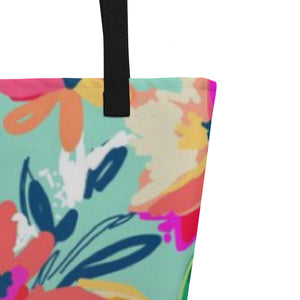 ESTEE All-Over Print Large Tote Bag