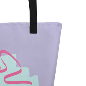 MIA All-Over Print Large Tote Bag