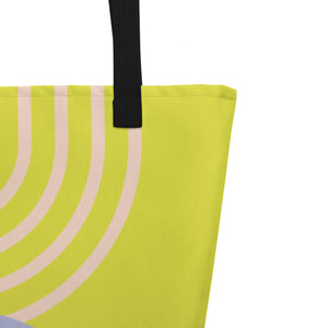 METRO All-Over Print Large Tote Bag