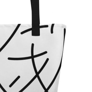 VOGUE All-Over Print Large Tote Bag