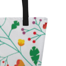 Load image into Gallery viewer, FIELD OF FLOWERS All-Over Print Large Tote Bag
