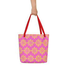 Load image into Gallery viewer, FAVOIRE All-Over Print Large Tote Bag
