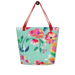 ESTEE All-Over Print Large Tote Bag