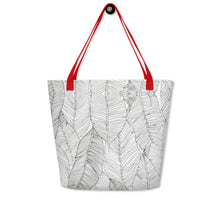 Load image into Gallery viewer, BANANA LEAF All-Over Print Large Tote Bag
