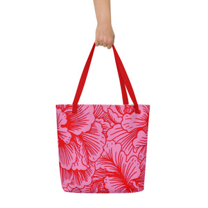 THE ROSE All-Over Print Large Tote Bag