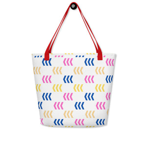 ARROWS All-Over Print Large Tote Bag