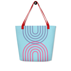 METRO All-Over Print Large Tote Bag