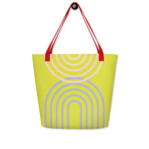 METRO All-Over Print Large Tote Bag