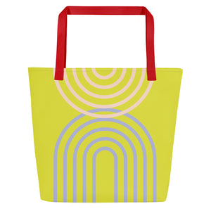 METRO All-Over Print Large Tote Bag