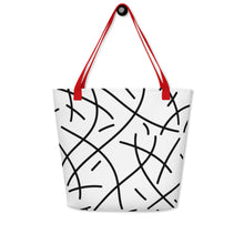 Load image into Gallery viewer, VOGUE All-Over Print Large Tote Bag
