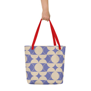 MOD GEO All-Over Print Large Tote Bag