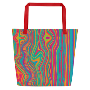 CALI All-Over Print Large Tote Bag