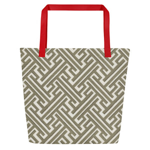 ADARA All-Over Print Large Tote Bag