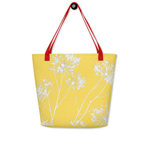 COASTAL All-Over Print Large Tote Bag