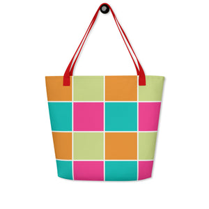 COCO All-Over Print Large Tote Bag