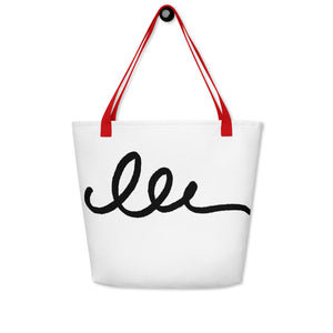 SIGNATURE All-Over Print Large Tote Bag