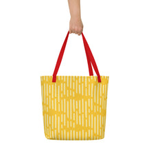 Load image into Gallery viewer, MODERN LINES All-Over Print Large Tote Bag
