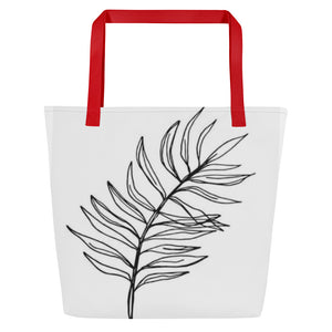 PALM All-Over Print Large Tote Bag