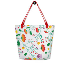 Load image into Gallery viewer, FIELD OF FLOWERS All-Over Print Large Tote Bag
