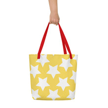 Load image into Gallery viewer, STARS All-Over Print Large Tote Bag
