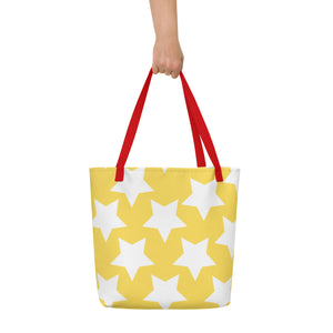 STARS All-Over Print Large Tote Bag